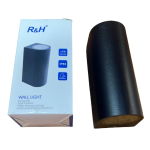 Επιτοίχιο Εξωτερικό Σποτ διπλής κατεύθυνσης με ντουί GU10 25W IP65 RH Μαύρο