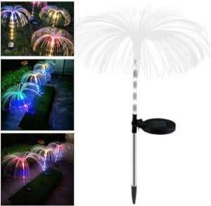 Καρφωτό Ηλιακό Φωτιστικό μέδουσες rgb 1τεμ.