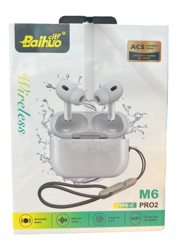 Ασύρματα ακουστικά Baihu Bluetooth M6 Type-C Pro2