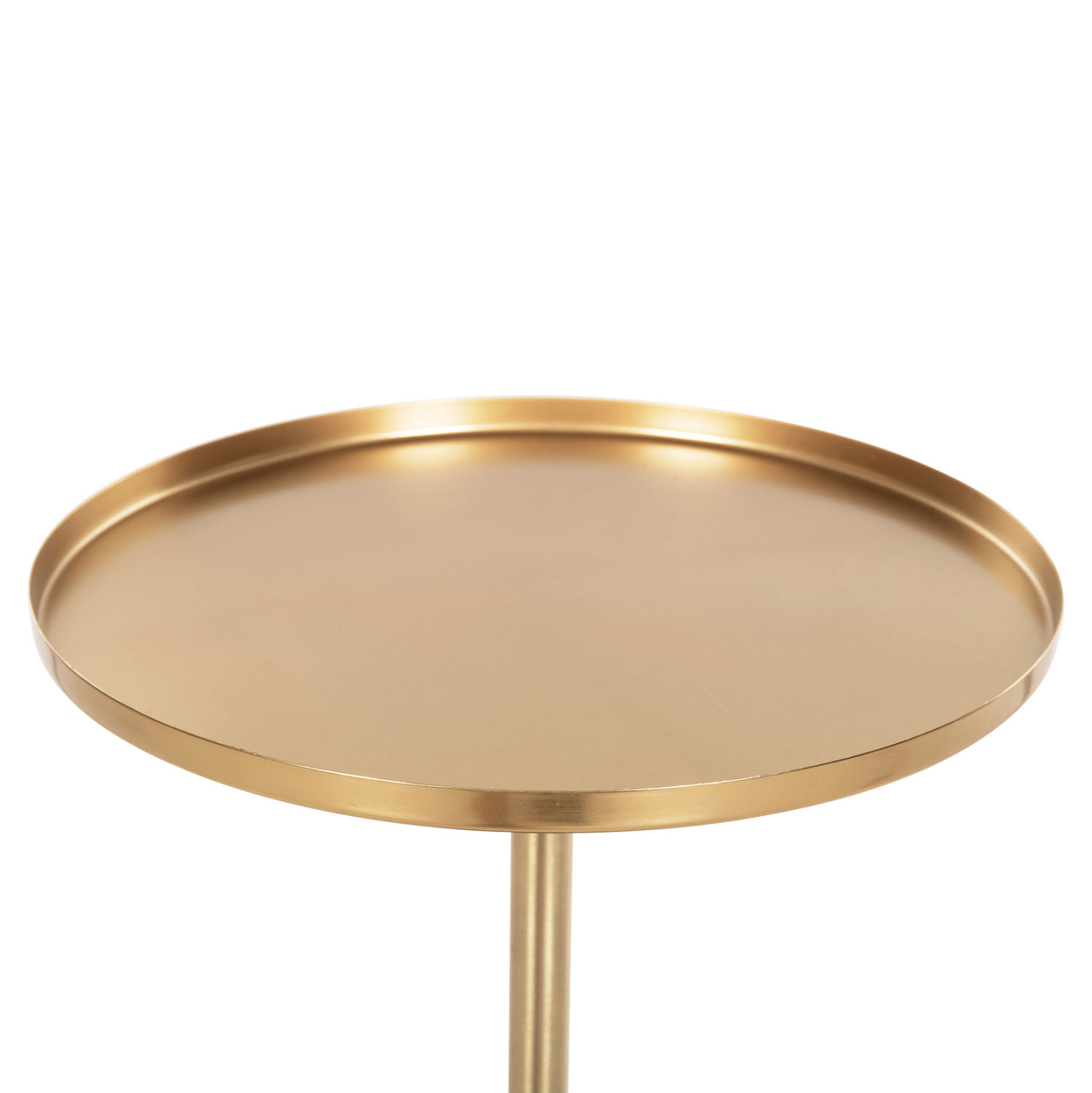 ΒΟΗΘΗΤΙΚΟ ΤΡΑΠΕΖΑΚΙ FB99726 ΞΥΛΟ MANGO ΣΕ ΚΑΡΥΔΙ-ΜΕΤΑΛΛΟ ΧΡΥΣΟ Φ38x62Υεκ - Image 3