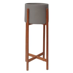 ΓΛΑΣΤΡΑ ΕΣΩΤ.ΧΩΡΟΥ FB94684.03L FIBER CEMENT ΧΡΩΜΑ ΓΚΡΙ--ΒΑΣΗ TEAK Φ25x65Υ