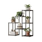 Διακοσμητική ραφιέρα δαπέδου με 7 ράφια - YH9628-2B - 114135 - Black