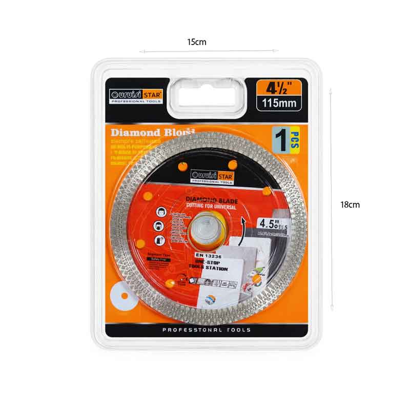 ιδανικός για χρήση με γωνιακούς τροχούς. Κατάλληλος για κοπή πλακιδίων