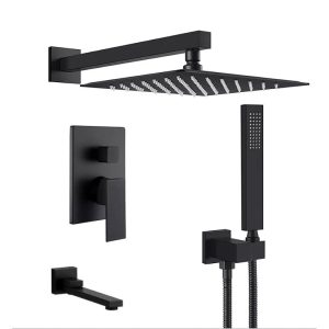 Μπαταρία Εντοιχισμού Υψηλής Πίεσης: Το σύστημα ντους διπλής λειτουργίας προσφέρει μια πολυτελή εμπειρία με τεχνολογία αέρινης έγχυσης