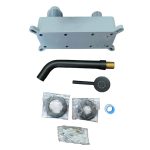 Αυτή η μοντέρνα βρύση μπάνιου για επιτοίχια εγκατάσταση έχει σχεδιαστεί ώστε να ελευθερώνει χώρο στον πάγκο του νιπτήρα και να ταιριάζει με σύγχρονα μπάνια. Διαθέτει μία χειρολαβή για εύκολο έλεγχο θερμοκρασίας και ροής νερού και φινίρισμα που αντέχει στη διάβρωση και στις δαχτυλιές. Η επιφάνεια είναι ανθεκτική στις λεκέδες