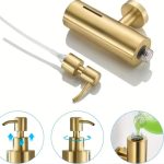 Αυτός ο ποιοτικός διανομέας υγρού σαπουνιού από ανοξείδωτο ατσάλι είναι μια κομψή και ανθεκτική επιλογή για καθημερινή χρήση στο μπάνιο