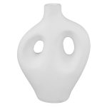 ΕΠΙΤΡΑΠΕΖΙΟ ΔΙΑΚΟΣΜΗΤΙΚΟ ΒΑΖΟ FB94666.02L ΤΕΡΑΚΟΤΑ ΣΕ ΛΕΥΚΟ--22.5x12x30Υεκ.