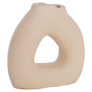 ΕΠΙΤΡΑΠΕΖΙΟ ΔΙΑΚΟΣΜΗΤΙΚΟ ΒΑΖΟ FB94667.02S ΤΕΡΑΚΟΤΑ ΣΕ ΚΡΕΜ--17.5x6.5x17Υεκ.