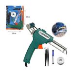 Το ηλεκτρικό πιστόλι συγκόλλησης 60W HL-02595 είναι ένα πρακτικό εργαλείο ιδανικό για μικρές εργασίες συγκόλλησης στο σπίτι ή το εργαστήριο. Με σχεδιασμό που εξυπηρετεί τόσο τον ερασιτέχνη όσο και τον επαγγελματία