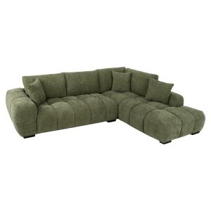 ΚΑΝΑΠΕΣ ΓΩΝΙΑ (ΔΕΞΙΑ) FB93266.14R ΠΡΑΣΙΝΟ ΥΦΑΣΜΑ 298x102-208x85Υεκ.