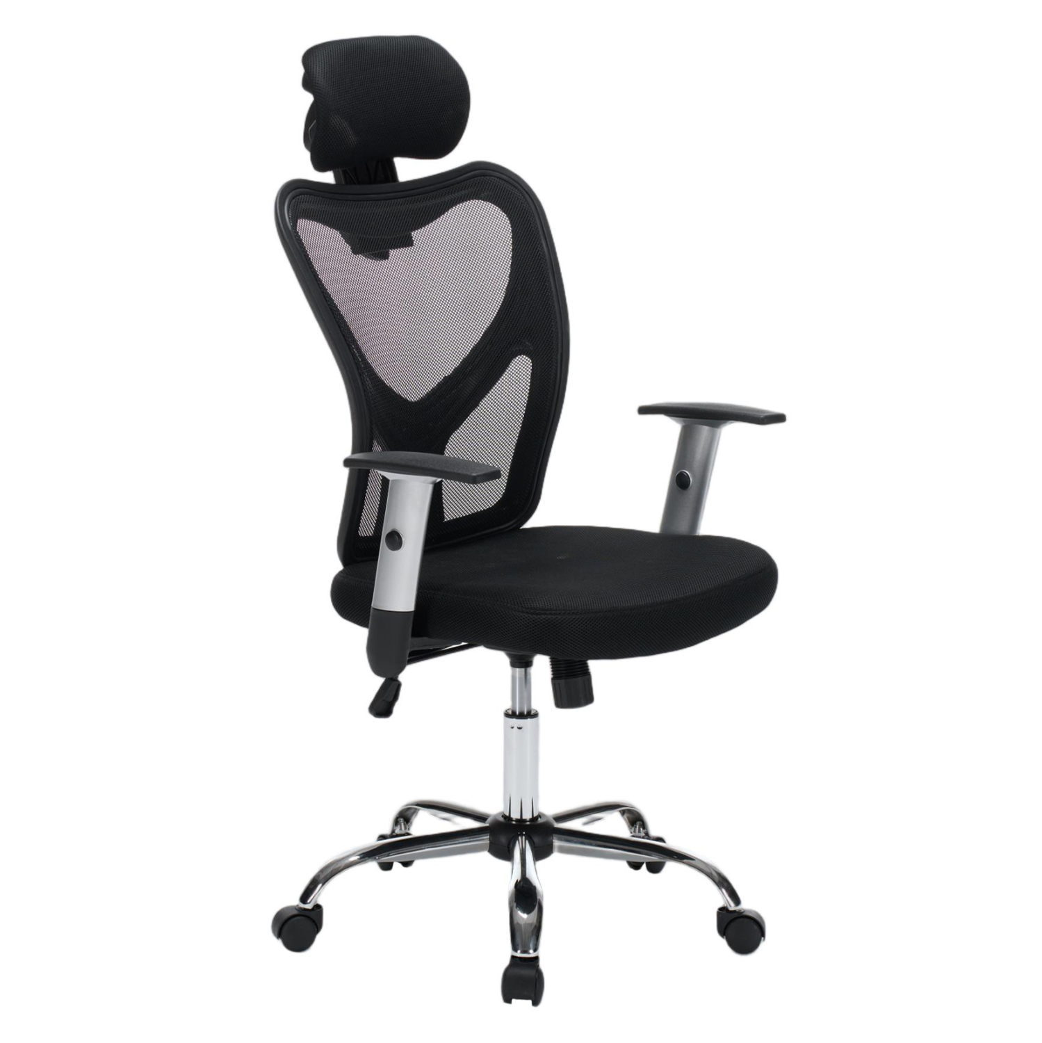 ΚΑΡΕΚΛΑ ΓΡΑΦΕΙΟΥ FB91207.01 ΜΑΥΡΟΣ ΣΚΕΛΕΤΟΣ-ΜΑΥΡΟ MESH 63x61x125Υεκ