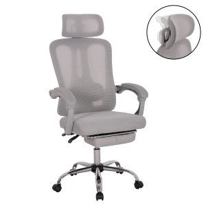 ΚΑΡΕΚΛΑ ΓΡΑΦΕΙΟΥ FB918258.02 ΓΚΡΙ MESH-ΓΚΡΙ ΣΚΕΛΕΤΟΣ NYLON 61x62x123Υ