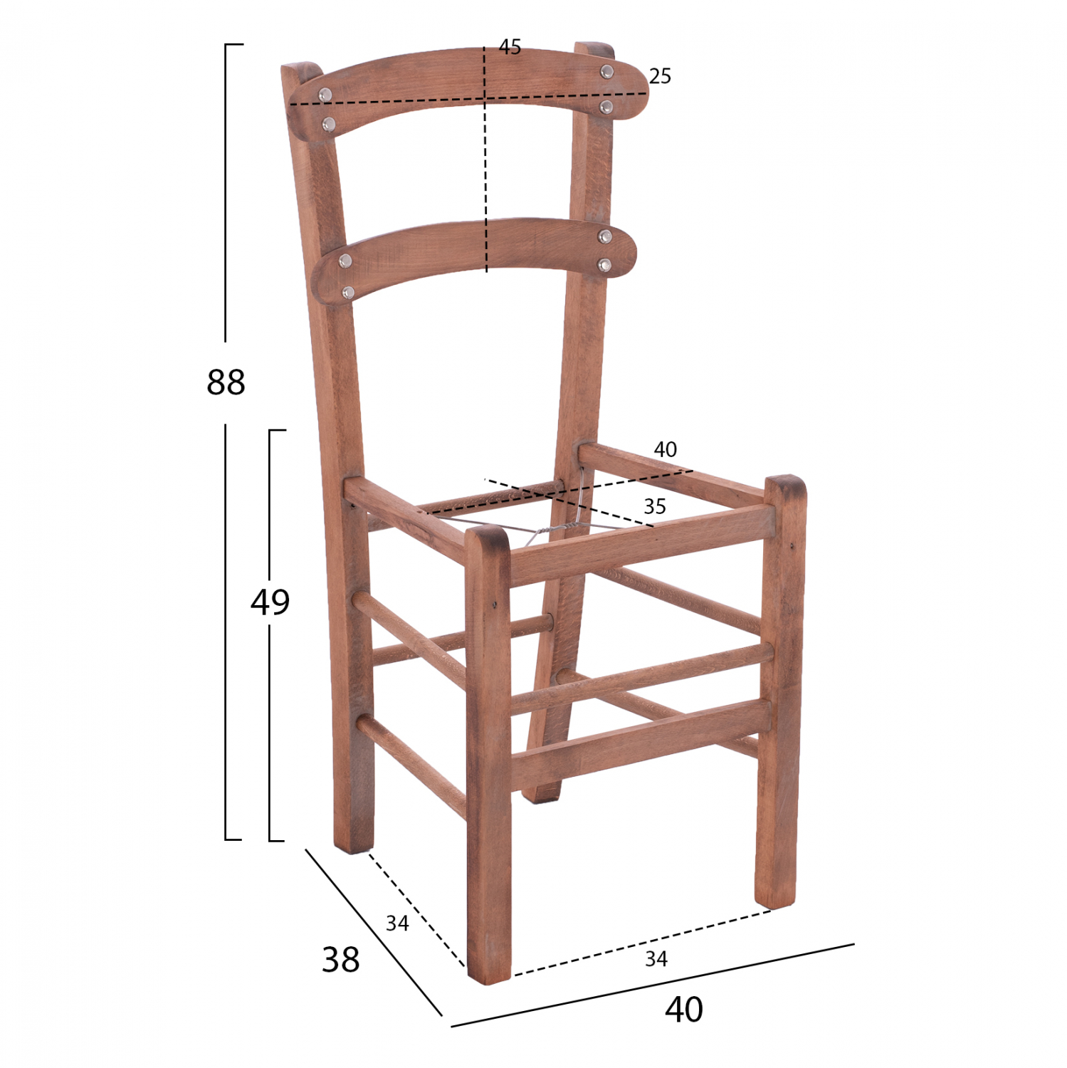 ΚΑΡΕΚΛΑ ΚΑΦΕΝΕΙΟΥ ΚΑΡΦΩΤΗ ΚΑΡΥΔΙ ΕΜΠΟΤΙΣΜΟΣ ΣΚΕΛΕΤΟΣ FB95576.01 40x38x88 εκ. - Image 2