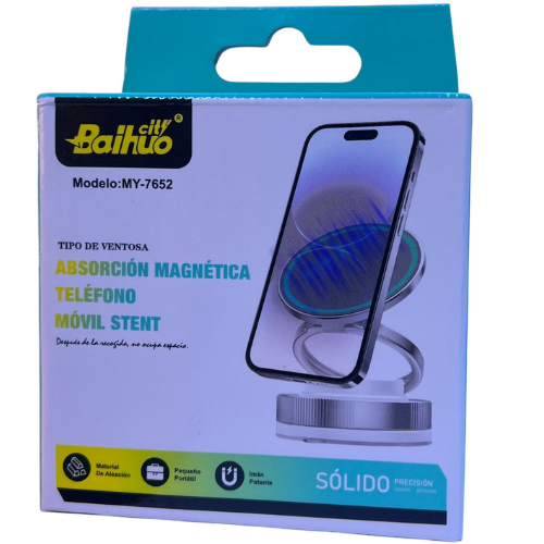 Μαγνητική βάση στήριξης κινητού μαύρη Baihuo MY-7652 - Image 2