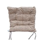 Μαξιλάρι καρέκλας διπλής όψης - 40x40cm - 720190 - Beige/Grey