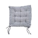 Μαξιλάρι καρέκλας διπλής όψης - 40x40cm - 720190 - Grey/Grey