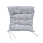 Μαξιλάρι καρέκλας διπλής όψης - 40x40cm - 720190 - White/Grey