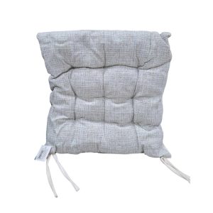 Μαξιλάρι καρέκλας διπλής όψης - 40x40cm - 720190 - White/Grey