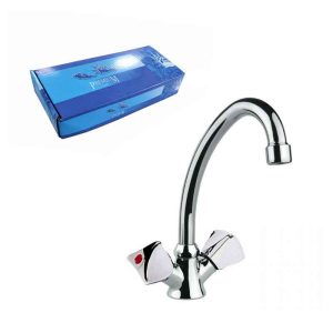 <p data-start="116" data-end="440">Κομψή και λειτουργική μπαταρία κουζίνας με δίχειρο χειρισμό