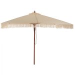 ΟΜΠΡΕΛΑ ΕΠΑΓΓΕΛΜΑΤΙΚΗ ΜΑΚΡΑΜΕ ΚΡΟΣΙ ΜΠΕΖ ΜΕ ΞΥΛΙΝΟ ΣΚΕΛΕΤΟ 3X3X2.50Υm FB95778.01