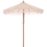 ΟΜΠΡΕΛΑ ΕΠΑΓΓΕΛΜΑΤΙΚΗ ΜΑΚΡΑΜΕ ΚΡΟΣΙ ΜΠΕΖ ΜΕ ΞΥΛΙΝΟ ΣΚΕΛΕΤΟ Φ225X2.60Υμ FB95777.01