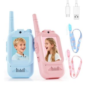 Το παιδικό Walkie Talkie είναι το ιδανικό παιχνίδι για ατελείωτες ώρες διασκέδασης και επικοινωνίας! Σχεδιασμένο ειδικά για παιδιά