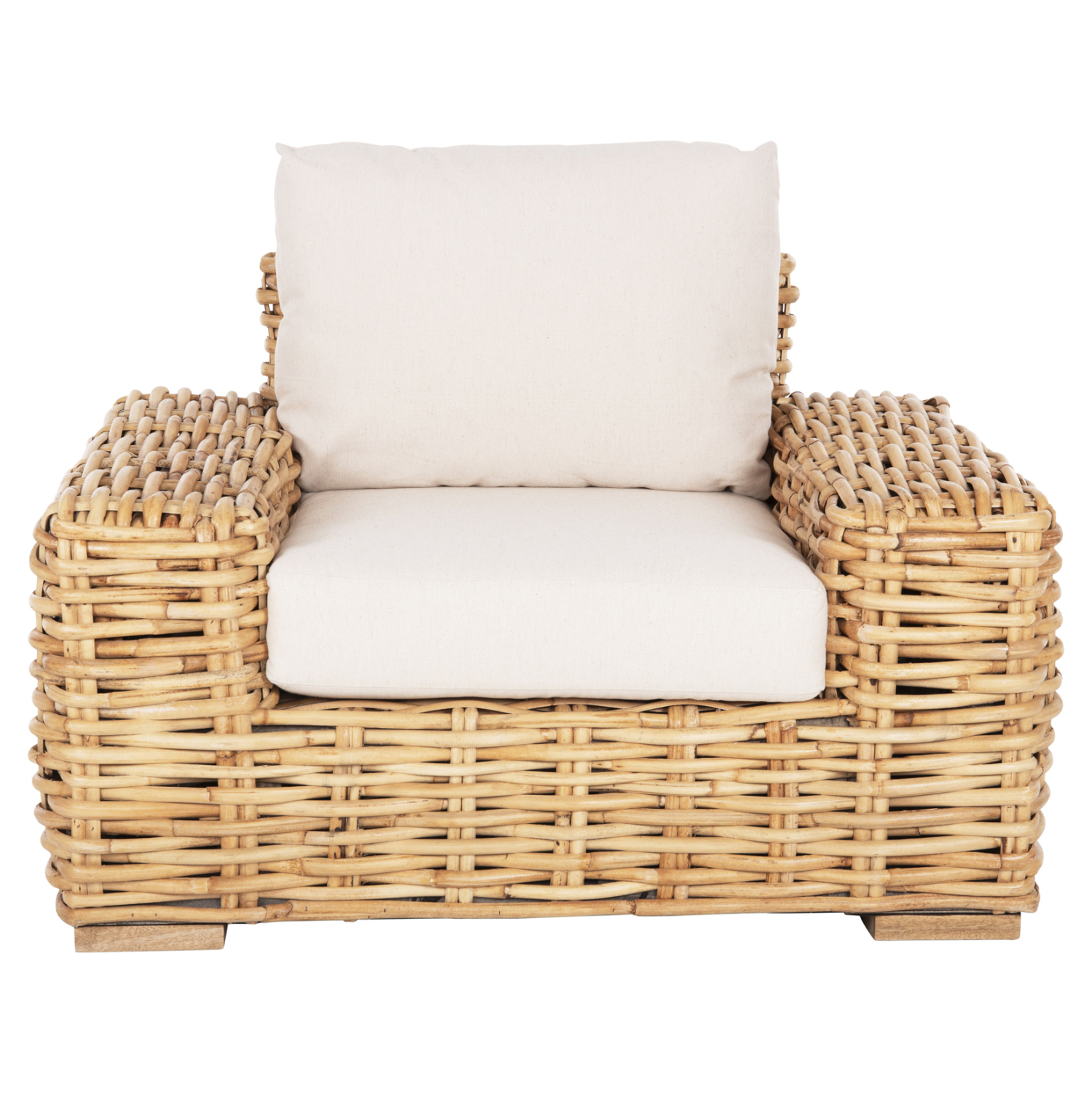 ΠΟΛΥΘΡΟΝΑ FB99810 ΞΥΛΟ MANGO-RATTAN ΦΥΣΙΚΟ-ΛΕΥΚΑ ΜΑΞΙΛΑΡΙΑ 110x88x70-85Υεκ. - Image 3