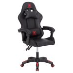 ΠΟΛΥΘΡΟΝΑ GAMING FB91203.01 ΜΑΥΡΟ-ΚΟΚΚΙΝΟ PVC 58.5x100x120Υεκ.