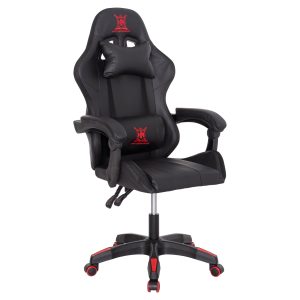 ΠΟΛΥΘΡΟΝΑ GAMING FB91203.01 ΜΑΥΡΟ-ΚΟΚΚΙΝΟ PVC 58.5x100x120Υεκ.