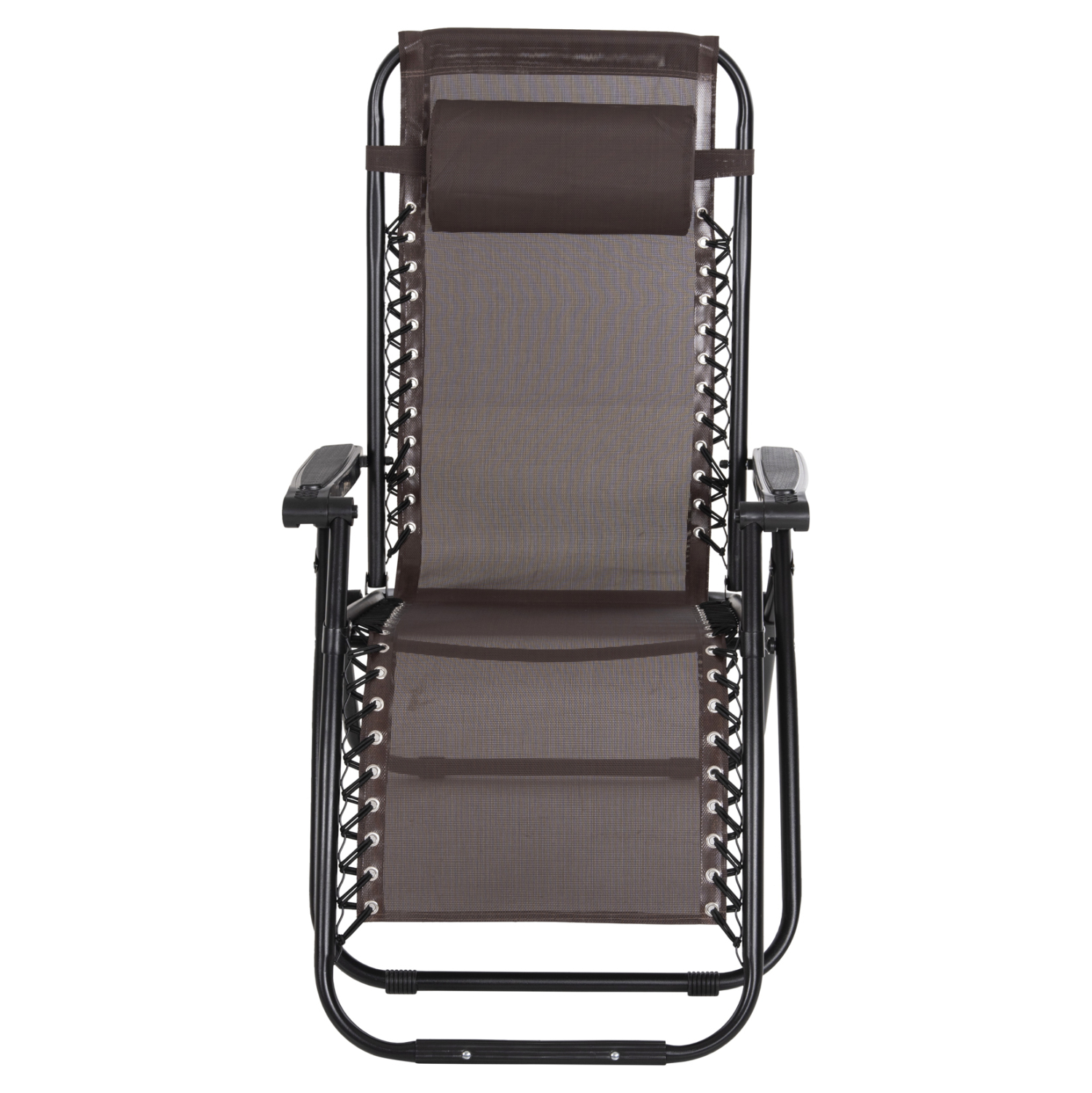 ΠΟΛΥΘΡΟΝΑ RELAX FB95095.13 ΚΑΦΕ TEXTILENE-ΜΑΥΡΟ ΜΕΤΑΛΛΟ 67x145x110Υεκ. - Image 4