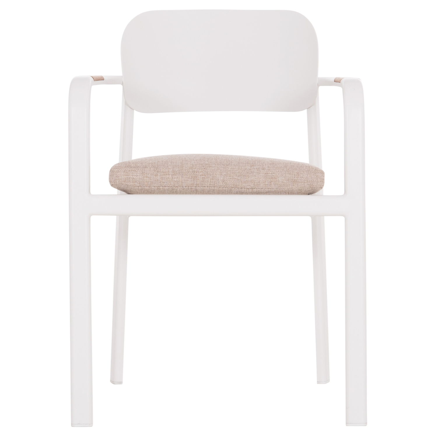 ΠΟΛΥΘΡΟΝΑ ΤΡΑΠΕΖΑΡΙΑΣ FB96414.02 ΛΕΥΚΟ ΑΛΟΥΜΙΝΙΟ-ΜΠΕΖ OLEFIN--TEAK 56x62x78Υεκ - Image 3