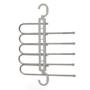 Αυτός ο πολυλειτουργικός οργανωτής ρούχων είναι η ιδανική λύση για να οργανώσεις την ντουλάπα σου και να εξοικονομήσεις χώρο! Μπορεί να κρατήσει έως και πολλαπλά παντελόνια