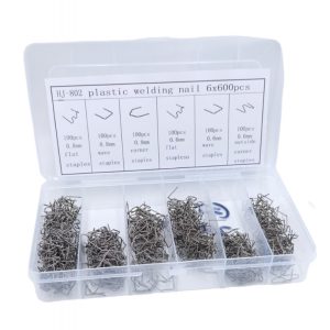 Συρραπτικά σύρματα για πιστόλι συγκόλλησης σε 6 σχήματα 0.8mm 600 τεμαχίων.