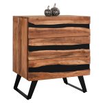 ΣΥΡΤΑΡΙΕΡΑ ΑΠΟ ΜΑΣΙΦ ΞΥΛΟ ΑΚΑΚΙΑΣ FB98361.11 80x38x86Y εκ.