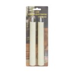 <p data-start="98" data-end="545">Σετ δύο ηλεκτρονικών κεριών LED με κομψό σπιράλ σχεδιασμό