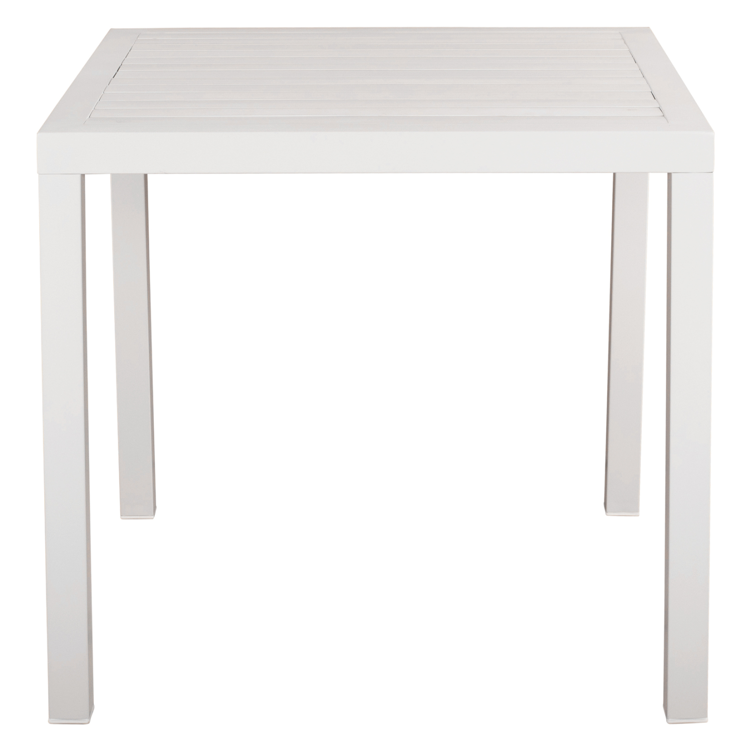 ΤΡΑΠΕΖΙ ΑΛΟΥΜΙΝΙΟΥ ΣΕ ΛΕΥΚΗ ΑΠΟΧΡΩΣΗ 80Χ80X75,5Υεκ. FB95572.01 - Image 3