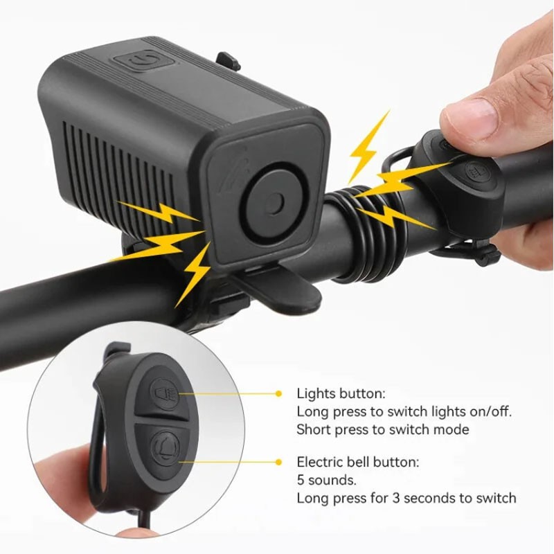 Αναβαθμίστε την ασφάλεια και την άνεση της νυχτερινής ποδηλασίας σας με το LED φως και κουδούνι ποδηλάτου