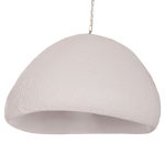 ΦΩΤΙΣΤΙΚΟ ΟΡΟΦΗΣ ΚΡΕΜΑΣΤΟ FB94703.02XL FIBER CEMENT ΛΕΥΚΟ 74x68x50-70Υεκ.