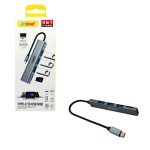 <p data-start="92" data-end="371">Πολυλειτουργικός αντάπτορας Hub Type-C σε USB με 4 θύρες