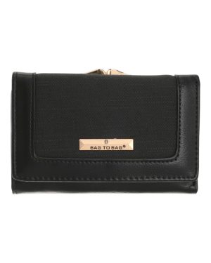 BAG TO BAG Πορτοφόλι YC03085 - Μαύρο ΠΟΡΤΟΦΟΛΙΑ > SPRING – SUMMER 2026 > Πορτοφόλια – Γυναικεία