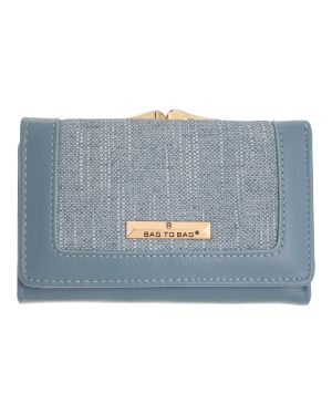 BAG TO BAG Πορτοφόλι YC03085 - Μπλέ ΠΟΡΤΟΦΟΛΙΑ > SPRING – SUMMER 2026 > Πορτοφόλια – Γυναικεία