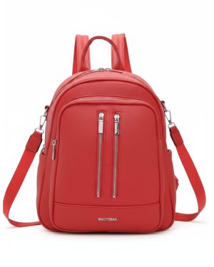BAG TO BAG Σακίδιο πλάτης HX-11260 - Κόκκινο ΓΥΝΑΙΚΕΙΕΣ ΤΣΑΝΤΕΣ > SPRING – SUMMER 2026 > ΕΚΘΕΣΗ > Σακίδια Πλάτης - Γυναικείες Τσάντες