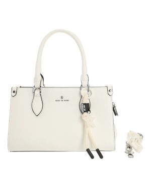 BAG TO BAG ΤΣΑΝΤΑ ΏΜΟΥ BY-88175 - Ασπρο ΓΥΝΑΙΚΕΙΕΣ ΤΣΑΝΤΕΣ > SPRING – SUMMER 2026 > Τσάντες Χειρός - Γυναικείες Τσάντες