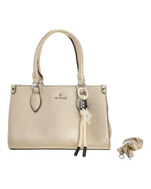 BAG TO BAG ΤΣΑΝΤΑ ΏΜΟΥ BY-88175 - Χρυσό ΓΥΝΑΙΚΕΙΕΣ ΤΣΑΝΤΕΣ > SPRING – SUMMER 2026 > Τσάντες Χειρός - Γυναικείες Τσάντες