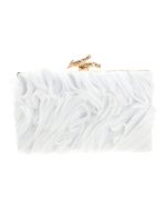 BAG TO BAG Τσάντα clutch MD-2563 - Ασπρο ΓΥΝΑΙΚΕΙΕΣ ΤΣΑΝΤΕΣ > SPRING – SUMMER 2026 > Τσάντες Φάκελοι - Γυναικείες Τσάντες