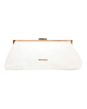 BAG TO BAG Τσάντα clutch MD-2570 - Ασπρο ΓΥΝΑΙΚΕΙΕΣ ΤΣΑΝΤΕΣ > SPRING – SUMMER 2026 > Τσάντες Φάκελοι - Γυναικείες Τσάντες