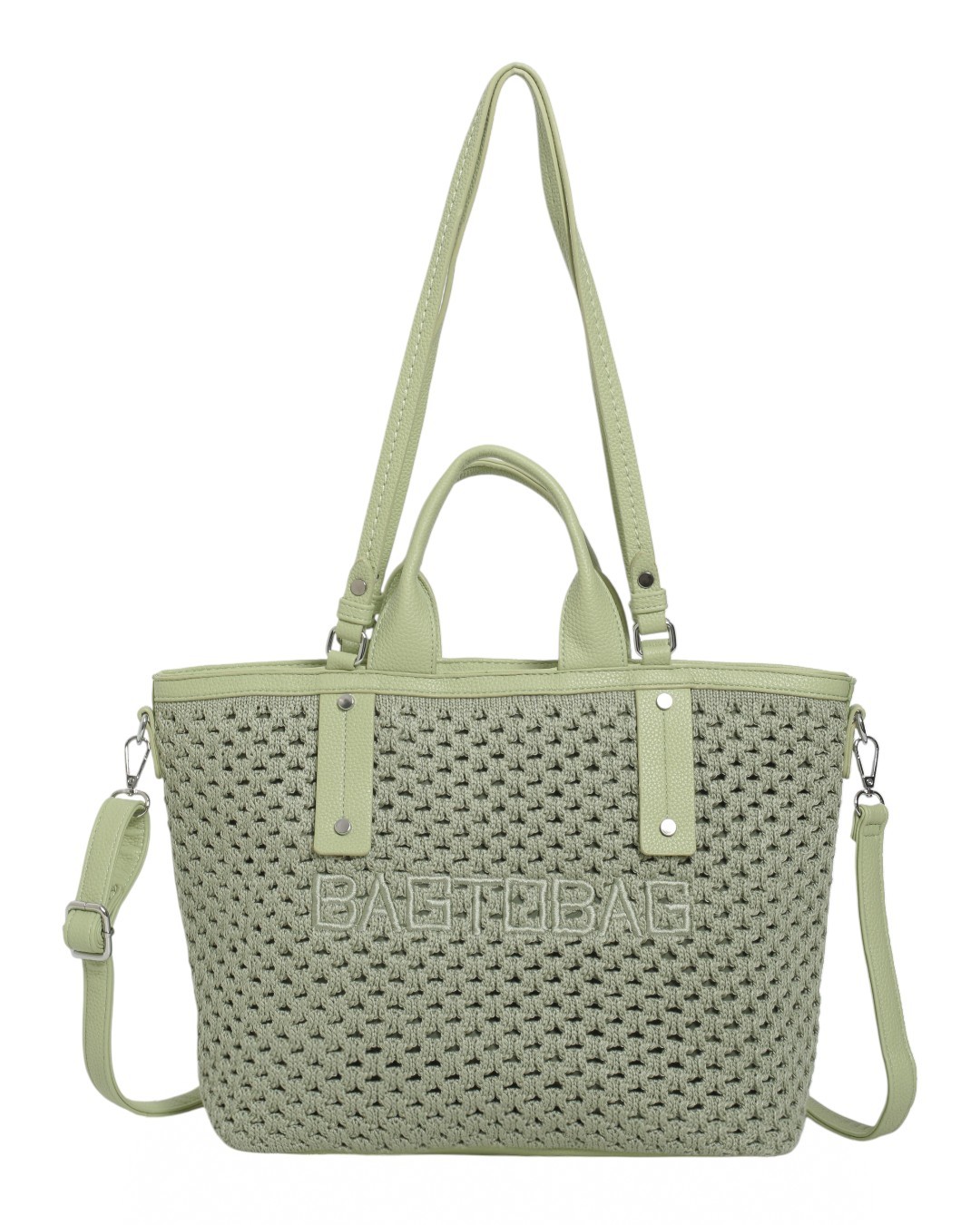 Τσάντα Ώμου F2663-4 - Πράσινο BAG TO BAG - Image 4