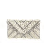 BAG TO BAG Τσάντα φάκελος clutch MD2433 - Ασημί ΓΥΝΑΙΚΕΙΕΣ ΤΣΑΝΤΕΣ > SPRING – SUMMER 2026 > Βραδινά Τσαντάκια / Clutch - Γυναικείες Τσάντες