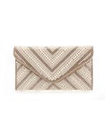 BAG TO BAG Τσάντα φάκελος clutch MD2433 - Χρυσό ΓΥΝΑΙΚΕΙΕΣ ΤΣΑΝΤΕΣ > SPRING – SUMMER 2026 > Βραδινά Τσαντάκια / Clutch - Γυναικείες Τσάντες