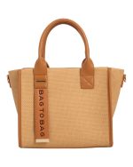 BAG TO BAG Τσάντα χειρός BTB0031 - Brown ΓΥΝΑΙΚΕΙΕΣ ΤΣΑΝΤΕΣ > SPRING – SUMMER 2026 > Τσάντες Χειρός - Γυναικείες Τσάντες